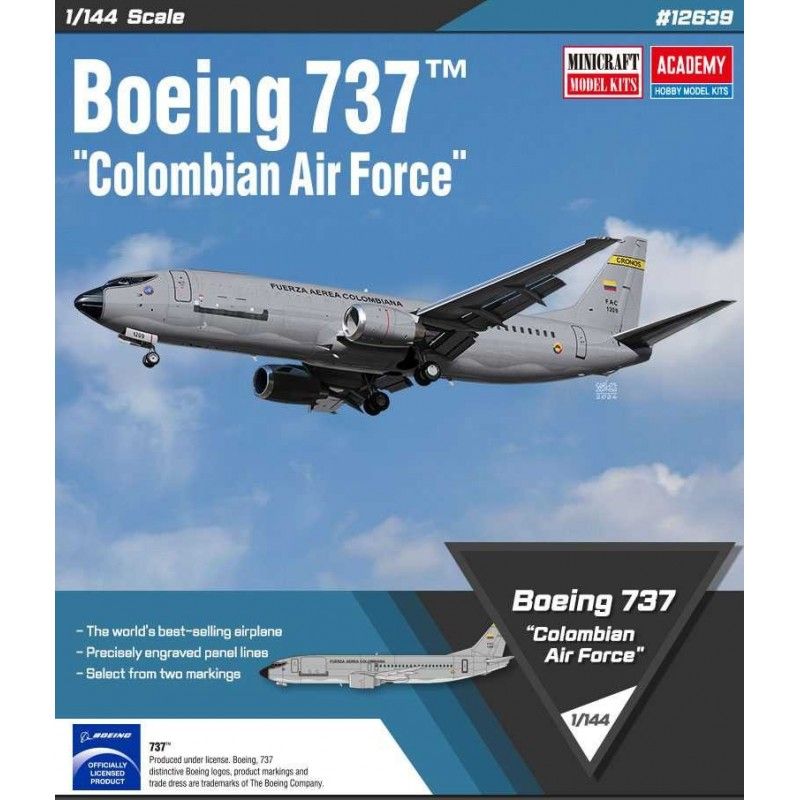 Boeing 737 "Colombian Air Force" - Academy Model Kit 12639