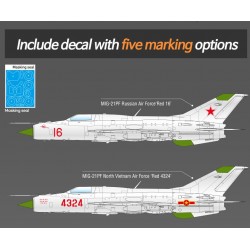 Russian Air Force MiG-21PF Fishbed-D - Academy Model Kit 12320