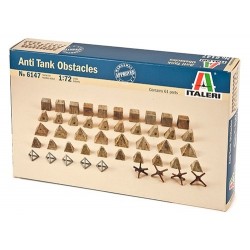 Anti tank obstacles - Italeri Model Kit doplňky 6147