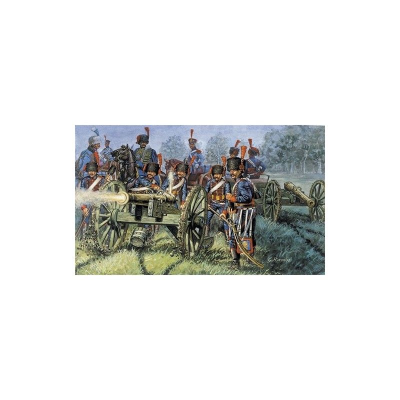 FRENCH ARTILLERY (NAP.WARS) - Italeri Model Kit figurky 6018 FRENCH ARTILLERY (NAP.WARS) - Italeri Model Kit figurky 6018