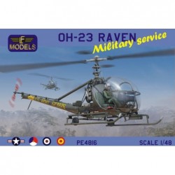 OH-23 Raven in Military service (4x camo) - LF Models PE4816