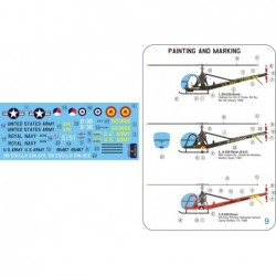 OH-23 Raven in Military service (4x camo) - LF Models PE4816