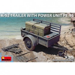 K-52 Trailer w/ Power Unit PE-95 - MiniArt 35426