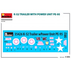 K-52 Trailer w/ Power Unit PE-95 - MiniArt 35426