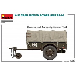 K-52 Trailer w/ Power Unit PE-95 - MiniArt 35426