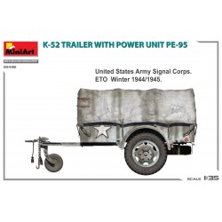 K-52 Trailer w/ Power Unit PE-95 - MiniArt 35426