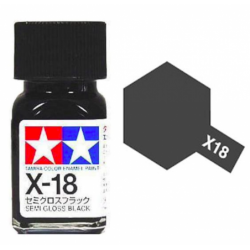 Tamiya 80018 X-18 Semi Gloss Black