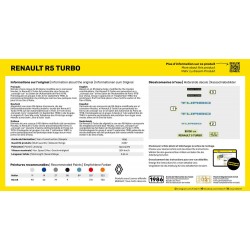 Renault R5 Turbo - obsahuje barvy a lepidlo - Heller STARTER KIT 56150