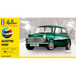 Austin Mini - obsahuje barvy a lepidlo - Heller STARTER KIT 56153