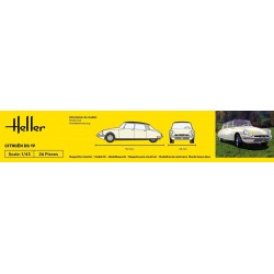 Citroen DS 19 - obsahuje barvy a lepidlo - Heller STARTER KIT 56162