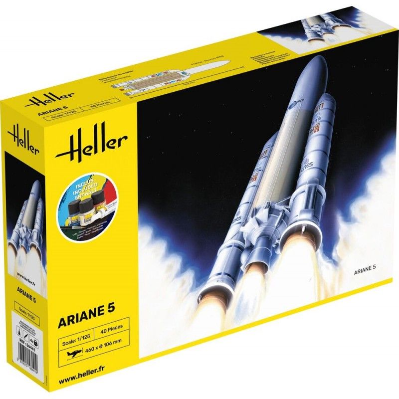 Ariane 5 - obsahuje barvy a lepidlo - Heller STARTER KIT 56441