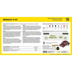 Renault 4 CV - obsahuje barvy a lepidlo - Heller STARTER KIT 56174