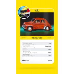 Renault 4 CV - obsahuje barvy a lepidlo - Heller STARTER KIT 56174