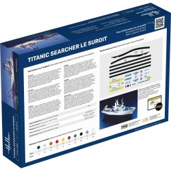 Titanic Searcher Le Suroit - obsahuje barvy a lepidlo - Heller STARTER KIT 56615