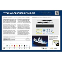 Titanic Searcher Le Suroit - obsahuje barvy a lepidlo - Heller STARTER KIT 56615