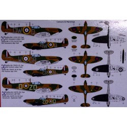 Spitfire Mk.Ia 'Black & White' (3x camo) - Kovozávody Prostějov