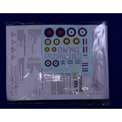 Spitfire Mk.Ia 'Black & White' (3x camo) - Kovozávody Prostějov