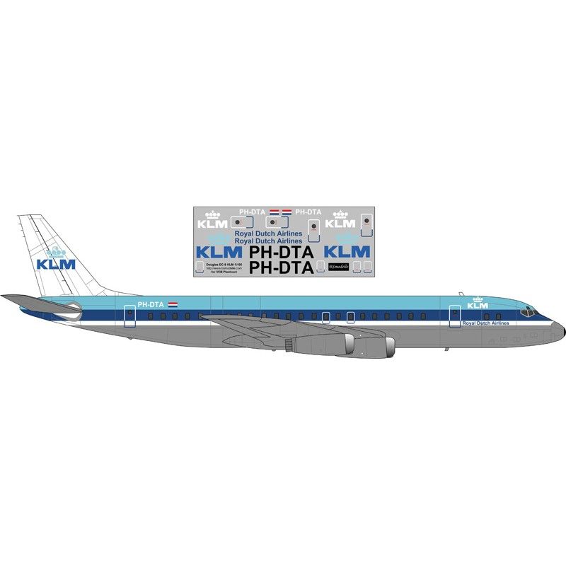 Obtisky Mc Douglas DC-8 KLM - BSmodelle BSM144289