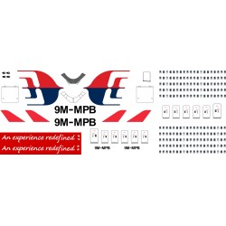 Obtisky Boeing 747 Malaysia - BSmodelle BSM144648