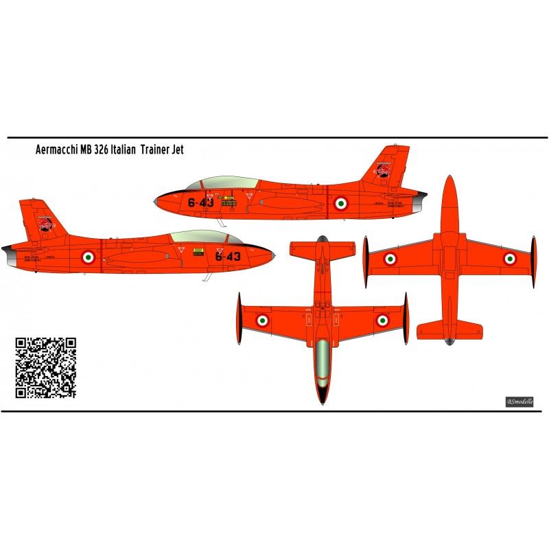 Obtisky Aermacchi MB326 - BSmodelle BSM480429