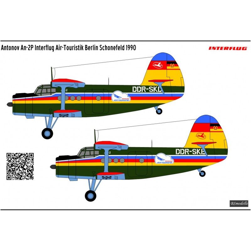 Obtisky Antonov An-2 Interflug - BSmodelle BSM480431