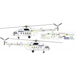 Obtisky Mil Mi-8MTV-1 Ukraine government - BSmodelle BSM72005