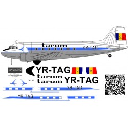 Obtisky Li-2 Romanian Air Transport Tarom - BSmodelle BSM720369