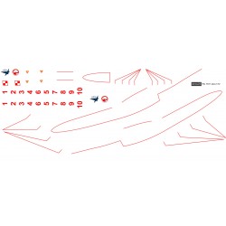 Obtisky PZL TS-11 Iskra aerobatic team - BSmodelle BSM720508