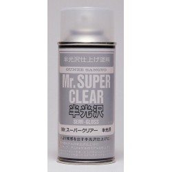 Mr.Super Clear Semi-Gloss - Pololesklý lak 170ml - Gunze B516