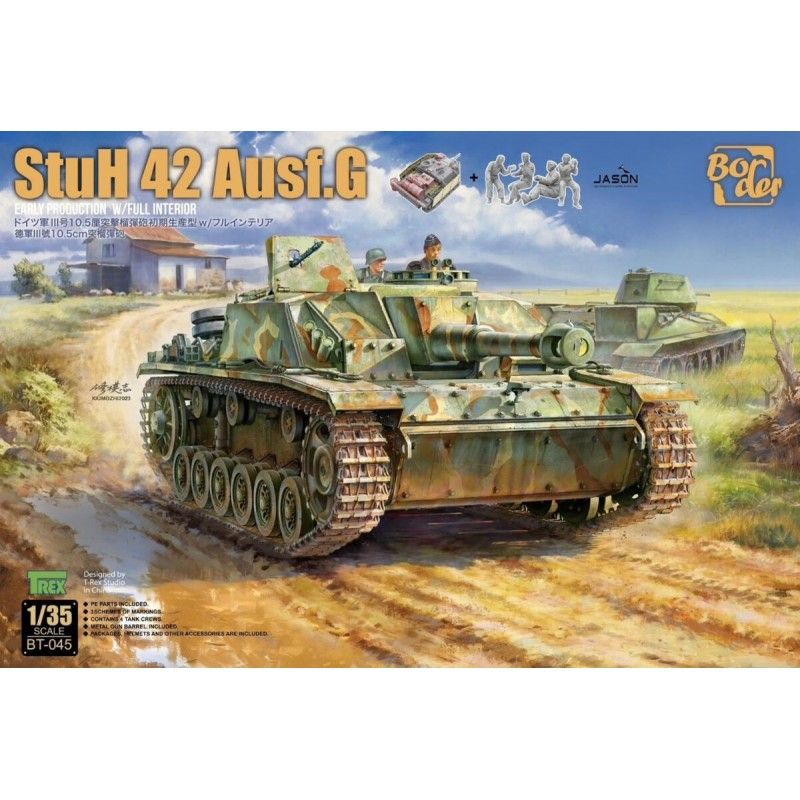 StuH 42 Ausf.G Early Production With Full Interior - Border model BT-045