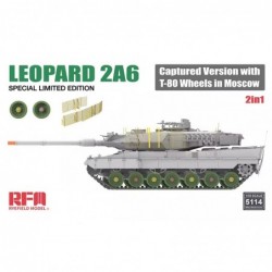 Leopard 2A6 Captured Version with T-80 Wheels - Rye Field Model 5114