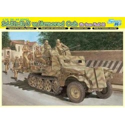 Sd.Kfz.10/5 w/Armor Cab für 2cm Flak 38 (Smart Kit) - Dragon Model Kit 6677