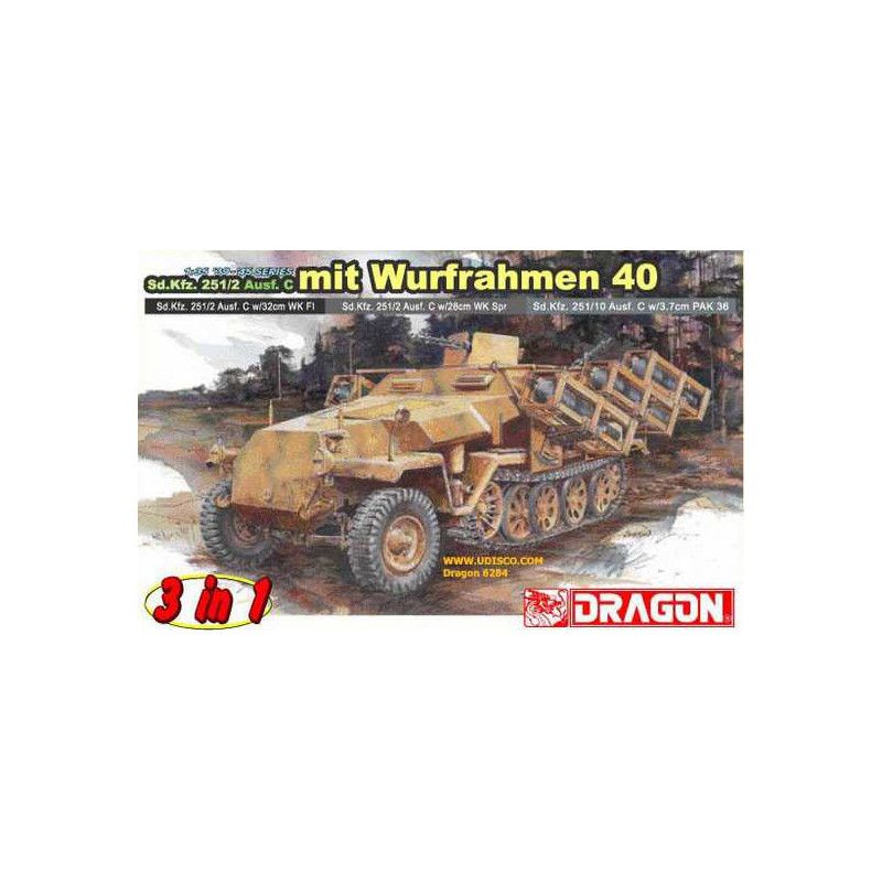 Sd.Kfz.251 Ausf.C mit Wurfrahmen 40 - Dragon Model Kit 6284