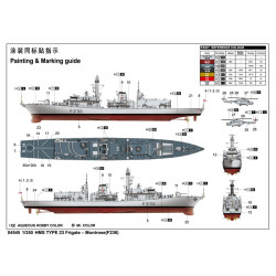 HMS type 23 Frigate Montrose F236 - Trumpeter 04545