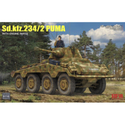 Sd.Kfz.234/2 PUMA with Engine Parts - Rye Field Model 5110