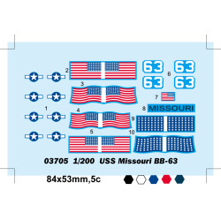 USS Missouri BB-63 - Trumpeter 03705