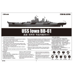 USS Iowa BB-61 - Trumpeter 03706