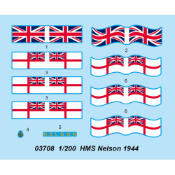 HMS Nelson 1944 - Trumpeter 03708