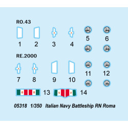 Italian Navy Battleship RN Roma - Trumpeter 05318