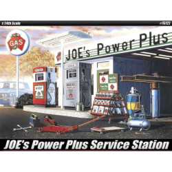 Joe's Power Plus Gas Service Station - Academy Model Kit 15122