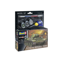 T-34/76 Model 1940 - obsahuje barvy a lepidlo - Revell ModelSet 63294