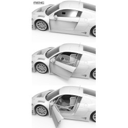 AUDI R8 LMS GT3 EVO II B-Quik Absolute Racing - Meng CS-011