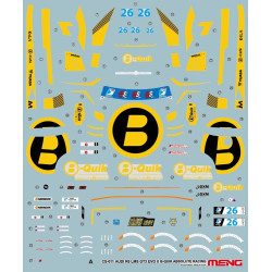 AUDI R8 LMS GT3 EVO II B-Quik Absolute Racing - Meng CS-011