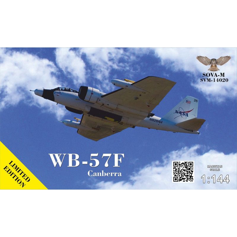 WB-57F 'Canberra' (2x NASA decals) - Sova Models SVM-14020