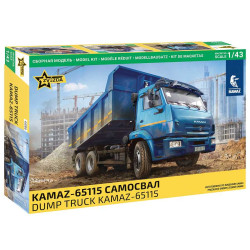 Kamaz 65115 Dump Truck - Zvezda Model Kit 43006