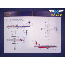 ATR-42-300 American Eagle - X-Scale X144009