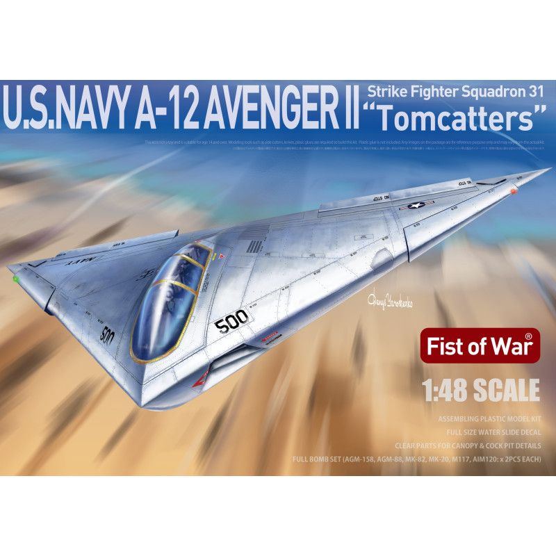 U.S.Navy A-12 Avenger II - Modelcollect UA48001
