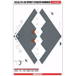 USAF B-2A Spirit Stealth Bomber with Mop GBU-57 - Modelcollect UA72206