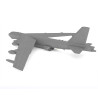 B-52G early type U.S.A.F stratofortress strategic bomber Broken Arrow1966 with B-28 Nuclear bomb - Modelcollect UA72207