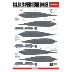 USAF B-2A Spirit Stealth strategic Bomber - Modelcollect UA72201